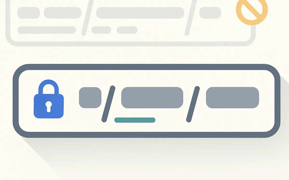 Browser address bar showing a clean descriptive website URL